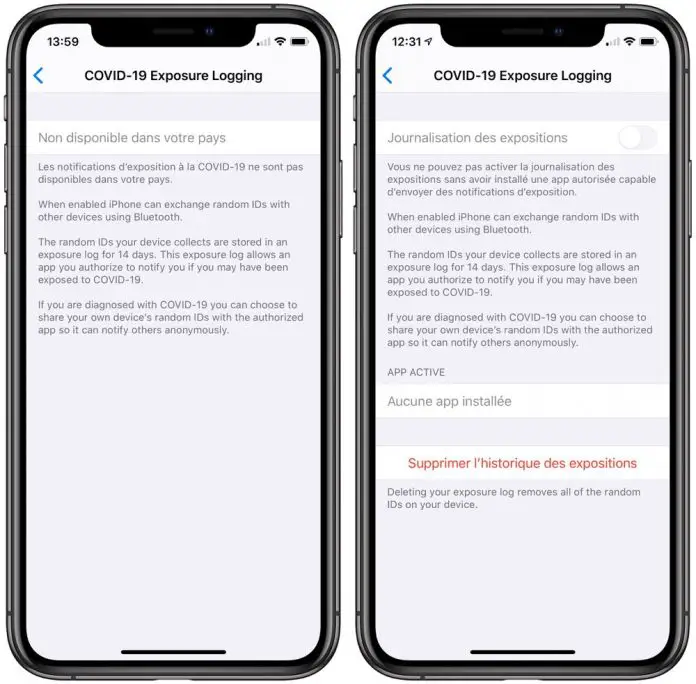 covid ios