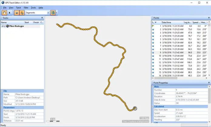 gpx fichier