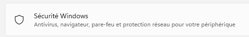 sécurité Windows