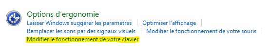 modifier clavier