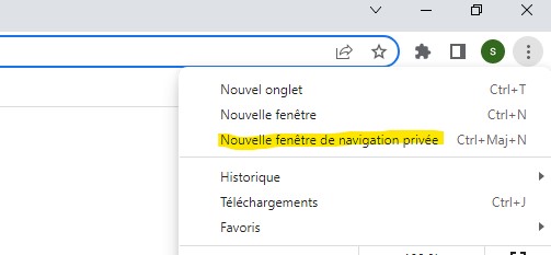 navigation privée