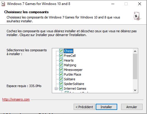 jeux Windows 7 - Windows 10 - 2