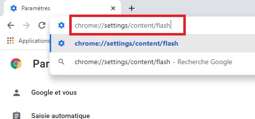 flash google chrome